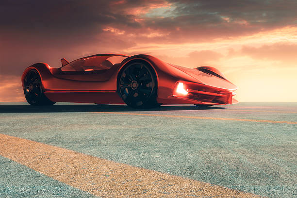 istock Concept design of generic sports car 517371470
