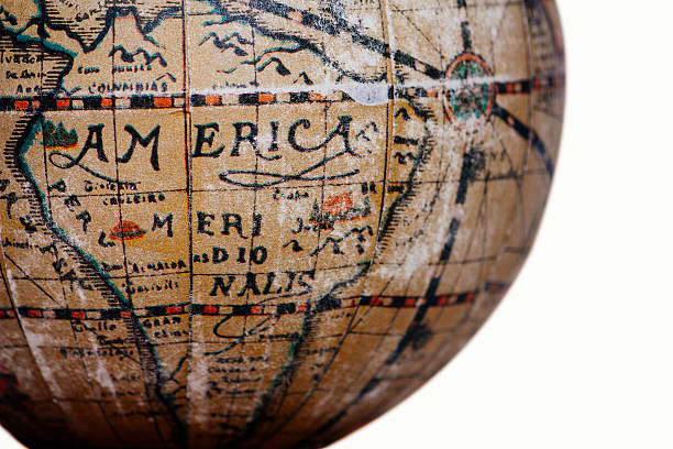america world, cut out on white background