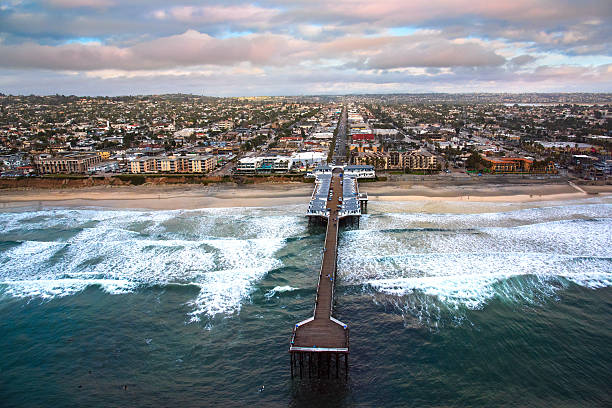 Crystal Pier on Pacific Beach - San Diego California