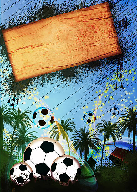 Football or soccer background Football or soccer invitation poster, flyer and other advert background with empty space football2014 stock pictures, royalty-free photos & images