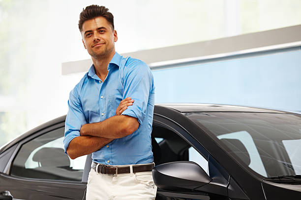 istock Happy customer inside Car of His Dream. 517377127