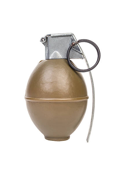 istock M26 FRAG model, weapon army,standard timed fuze hand grenade 517377188