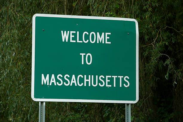istock Welcome to Massachusetts sign 517378030