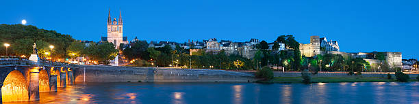 istock Panorama of Angers at night 517378449