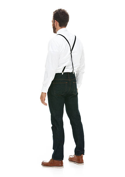 istock Rear view of hipster looking away 517379074