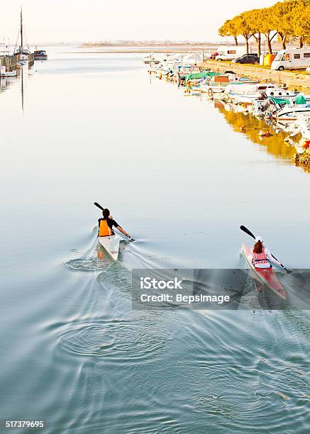 Young Athlete In A Canoe Stock Photo - Download Image Now - Adult, Adventure, Aquatic Sport