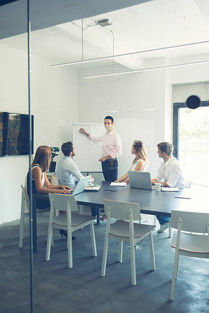 istock Businesspeople having meeting in office. 517379993