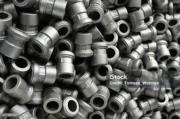 Cast Iron Hydraulic Couplings Stock Photo - Download Image Now - Cast Iron, Installing, Coupling - Device