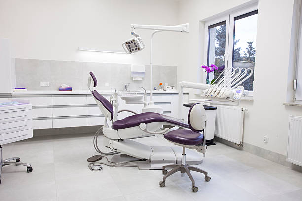 Modern dental practice. stock photo