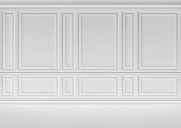 istock White wall in classic style room 517381986