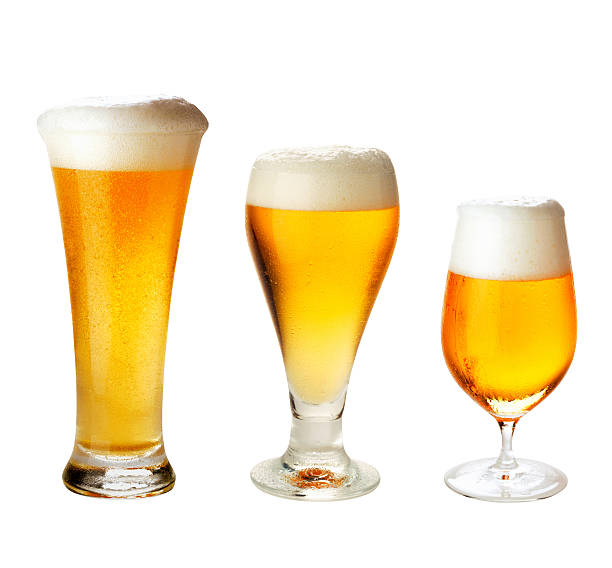 istock set with different glasses of beer on white 517396253