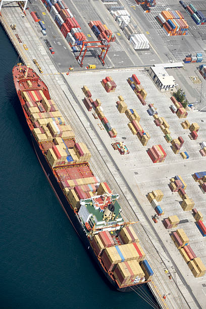 istock Fremantle port containers from the air 517396503