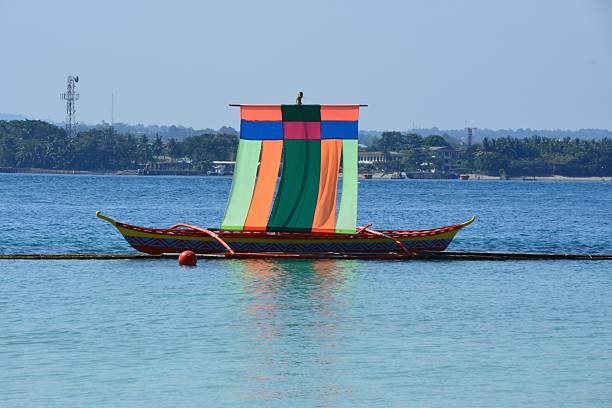 Sailboat at Paradise Beach, Samal island - Mindanao Philippines