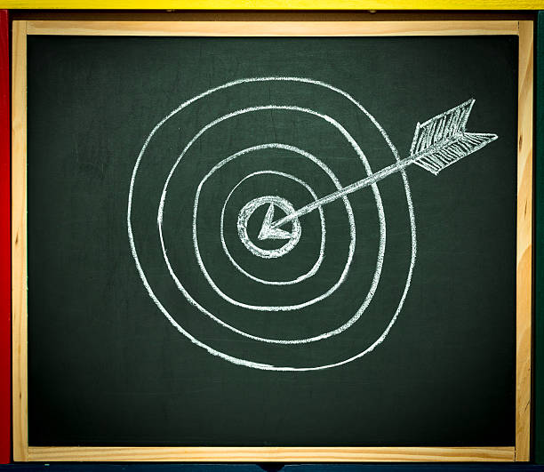 istock Arrow in the center. 517397533