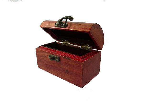 istock Wooden treasure box 517399571