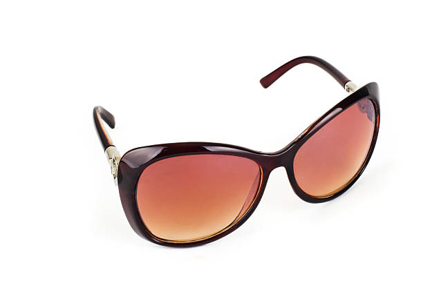 istock Brown sunglasses isolated on the white background 517399761