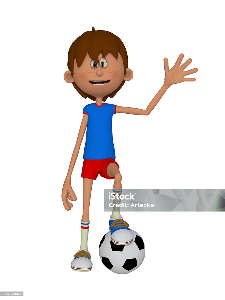 Niño De Dibujos Animados 3d Con Una Pelota De Fútbol Foto de stock y más banco de imágenes de Actividad - iStock Niño De Dibujos Animados 3d Con Una Pelota De Fútbol Foto de stock y más banco de imágenes de Actividad - iStock