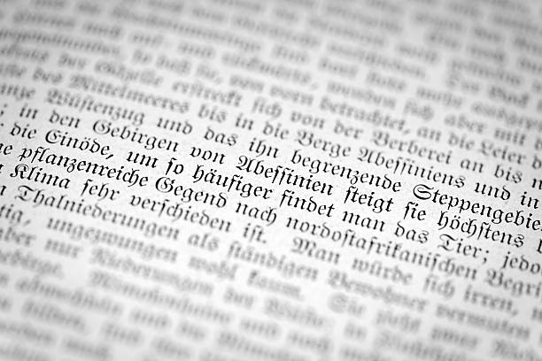 istock Antique German book close up 517400373