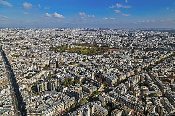 istock Panorama and aerial view of Paris 517411960