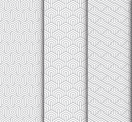 Gemoic Pattern Seamlessly Geomatric Patterns Stock Illustration - Download Image Now ...