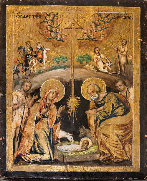 istock Ancient icons, 19th century, in Museum-Reserve 517417510
