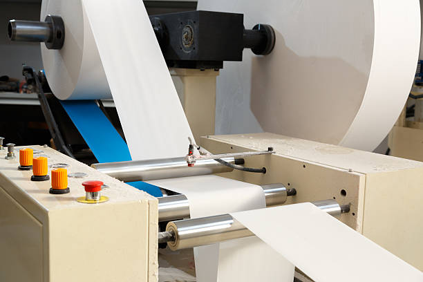 istock Process of various paper products manufacturing 517420656