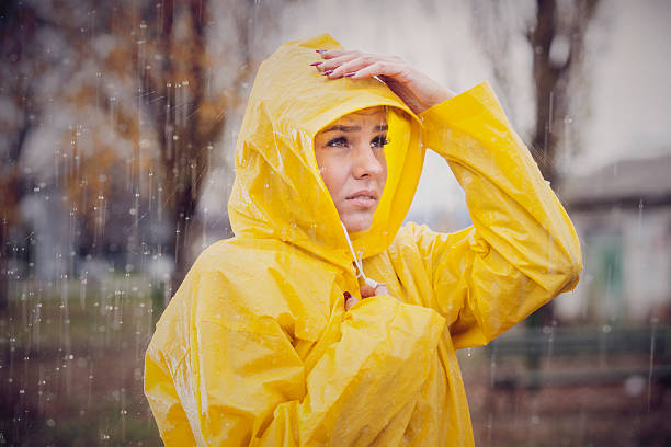 istock Cute girl ready for the rain! 517420826