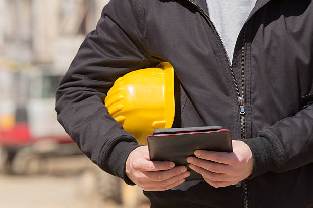 istock Real and ordinary construction worker on his job. 517420854