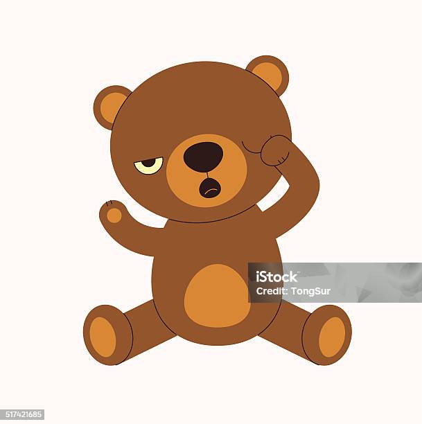 Sitting Bear Stock Illustration - Download Image Now - Animal Hair, Bear, Brown