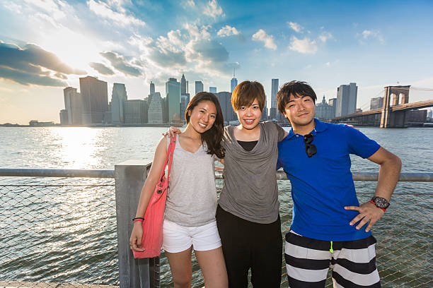 istock Japanese Tourists in New York 517421819