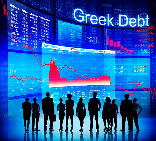 istock Group of People with Greek Debt Crisis Concept 517424487