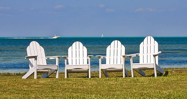 istock Arrangement of White Chairs 517441873