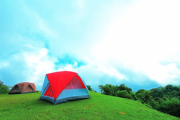 istock Tourist tent on the mountain 517444371