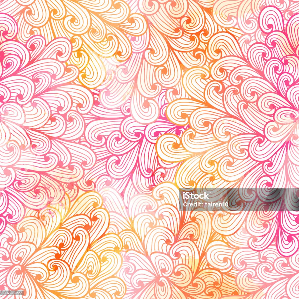 Seamless Floral Gradient Pattern Stock Illustration - Download Image ...