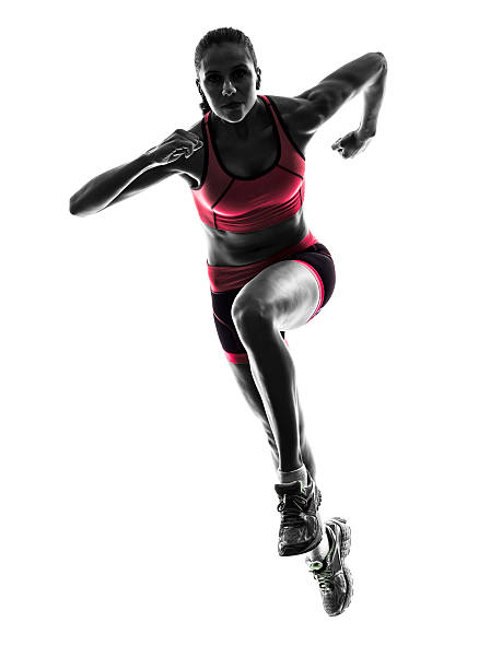 istock woman runner running jogger jogging  silhouette 517446167