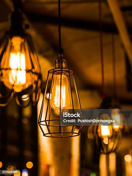 Retro Light Lamp Stock Photo - Download Image Now - Architecture, Awe, Backgrounds