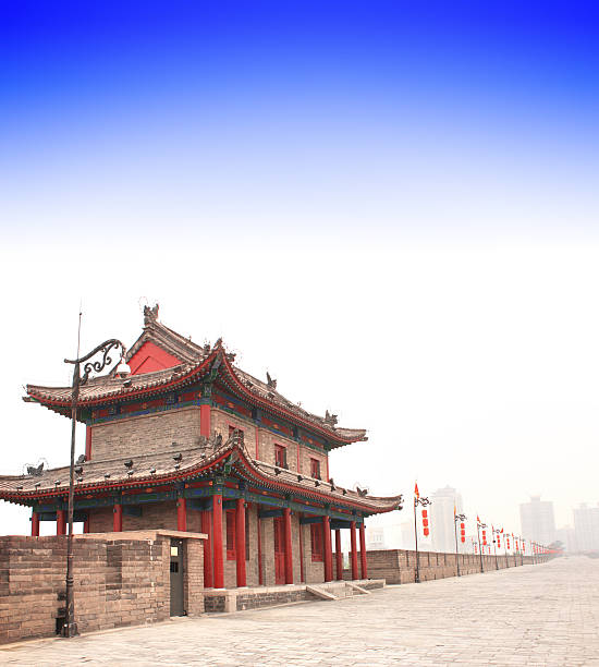 istock Old wall in Xi'an, China 517448693