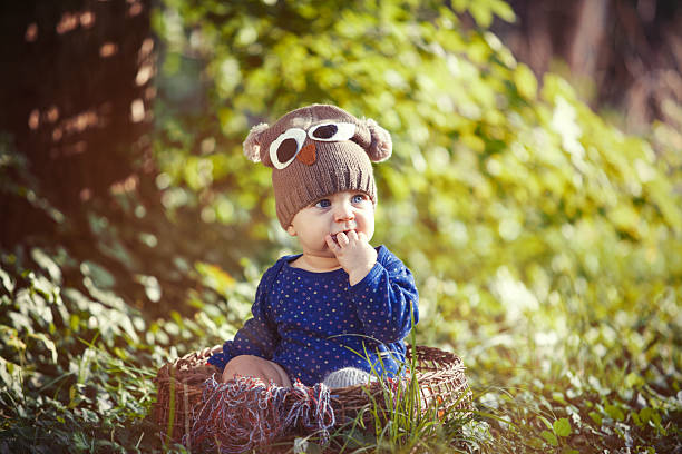 baby boy in park