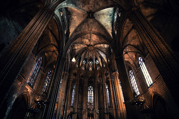 istock Ceiling of Santa Eulalia Cathedral 517458400