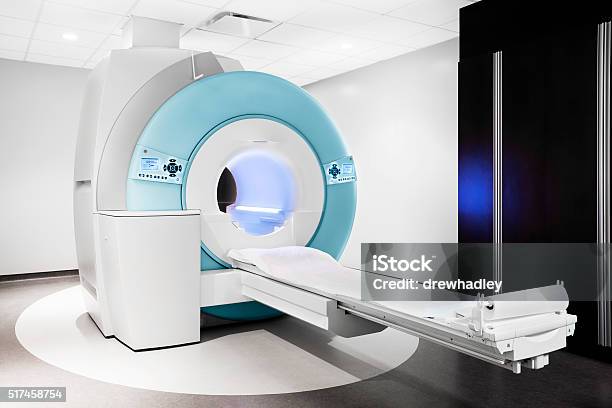 Mri Magnetic Resonance Imaging Machine Stock Photo - Download Image Now - MRI Scanner, Open, MRI Scan