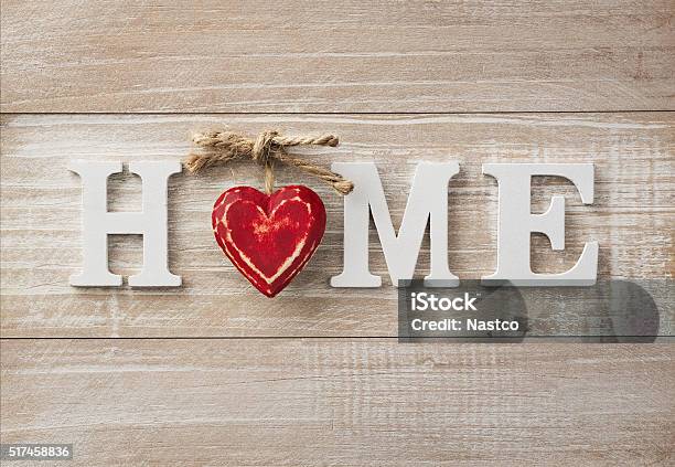 Home Sweet Home Stock Photo - Download Image Now - Home Interior, Love - Emotion, Heart Shape