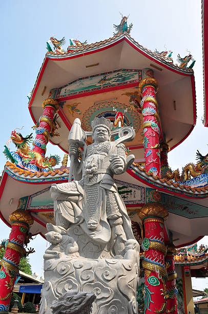 istock Stone statue in Chinese shrine in Thailand. 517461816