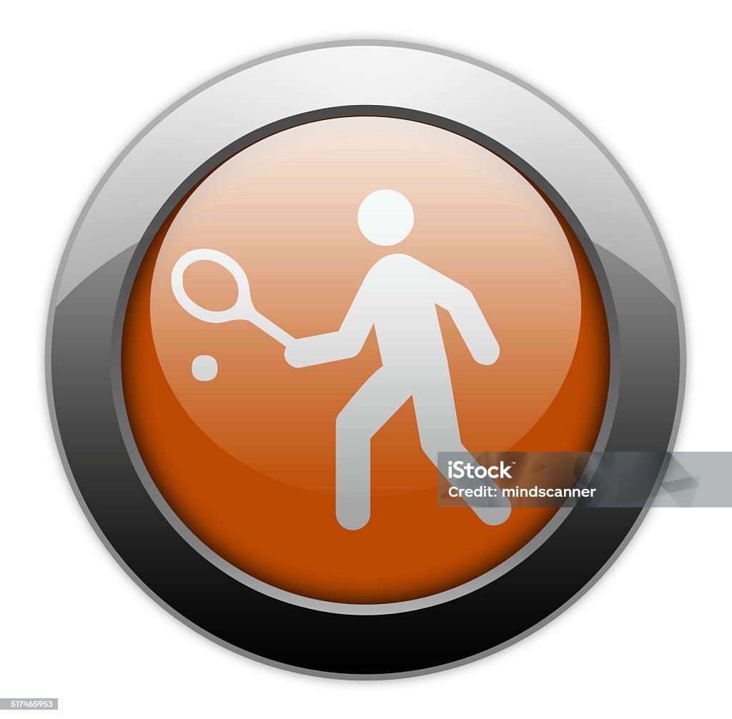 Icon, Button, Pictogram Tennis Icon, Button, Pictogram with Tennis symbol Backhand Stroke stock illustration