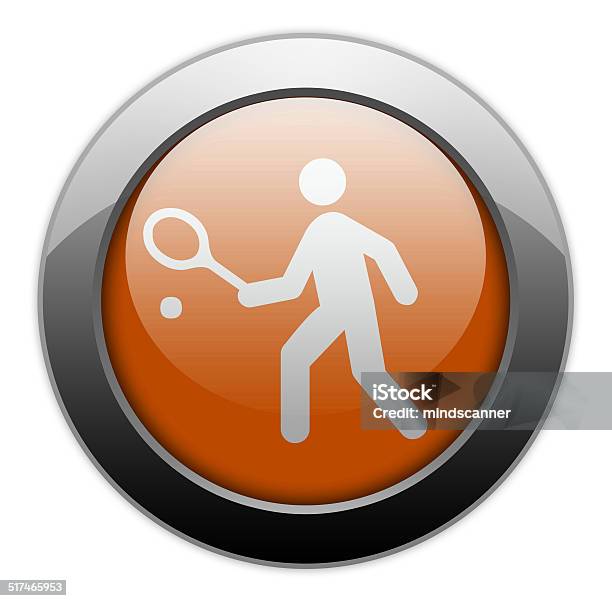 Icon Button Pictogram Tennis Stock Illustration - Download Image Now - Backhand Stroke, Competition, Forehand