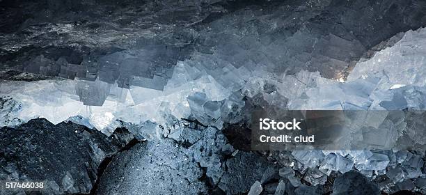 Salt Crystals In A Potash Mine Stock Photo - Download Image Now - Crystal, Salt - Mineral, Mining - Natural Resources