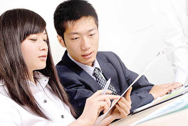 istock Young employees in the office relaxed moments 517466242