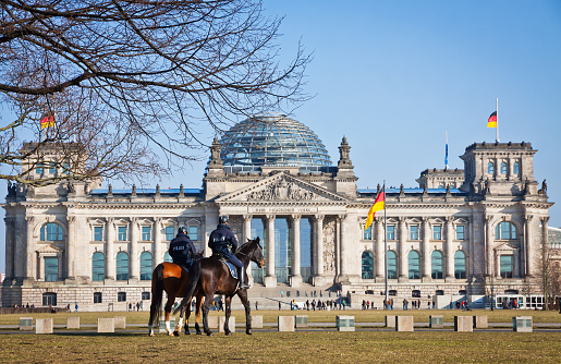 Reichstag in autumn