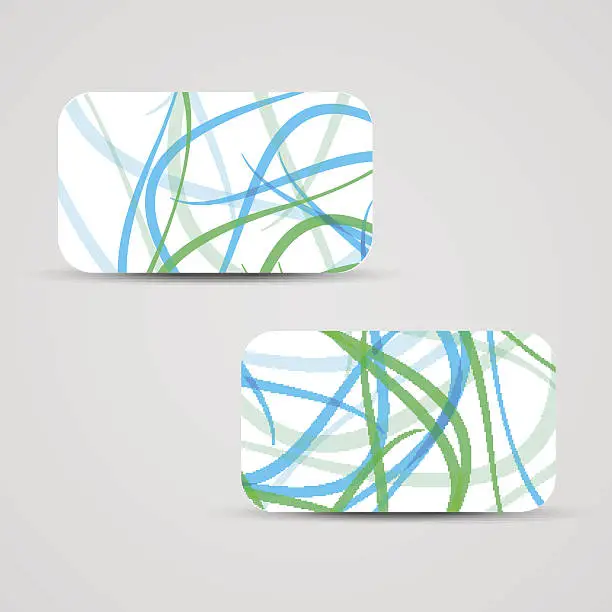 Vector illustration of Vector business-card  set for your design