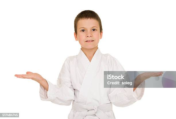 Boy In Clothing For Martial Arts Stock Photo - Download Image Now - Aikido, Artist's Model, Asian Culture