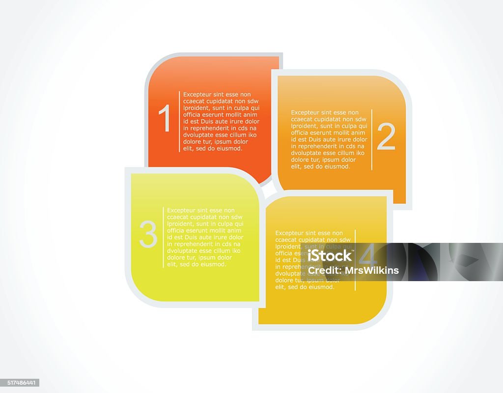 Simple Progress Vector Modern Vector Paper Progress Steps Stock Illustration - Download Image ...